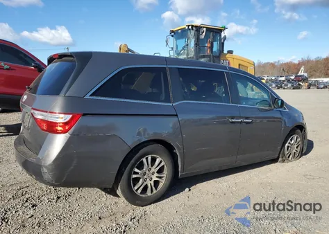 2012 Honda Odyssey Ex from USA, damaged, VIN 5FNRL5H4XCB144891